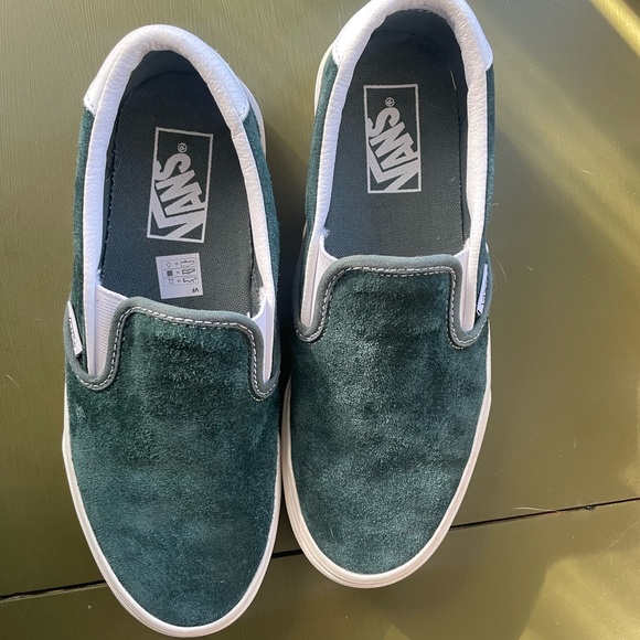Suede dark teal vans - Picture 2 of 5